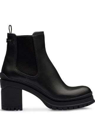 prada winter boots|prada chunky heel ankle boots.